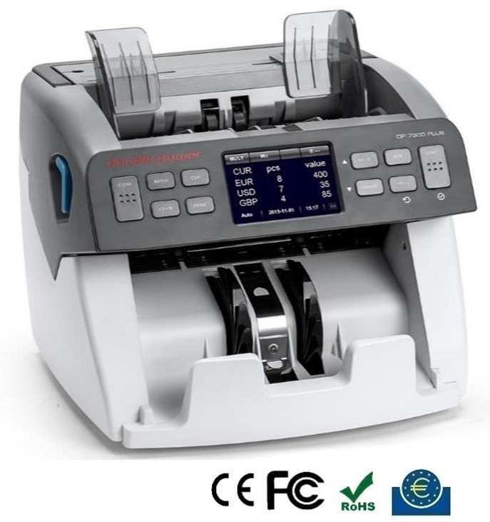Premium, Multi–Currency Mix Value Counting Machine Model: DP7300(VB)